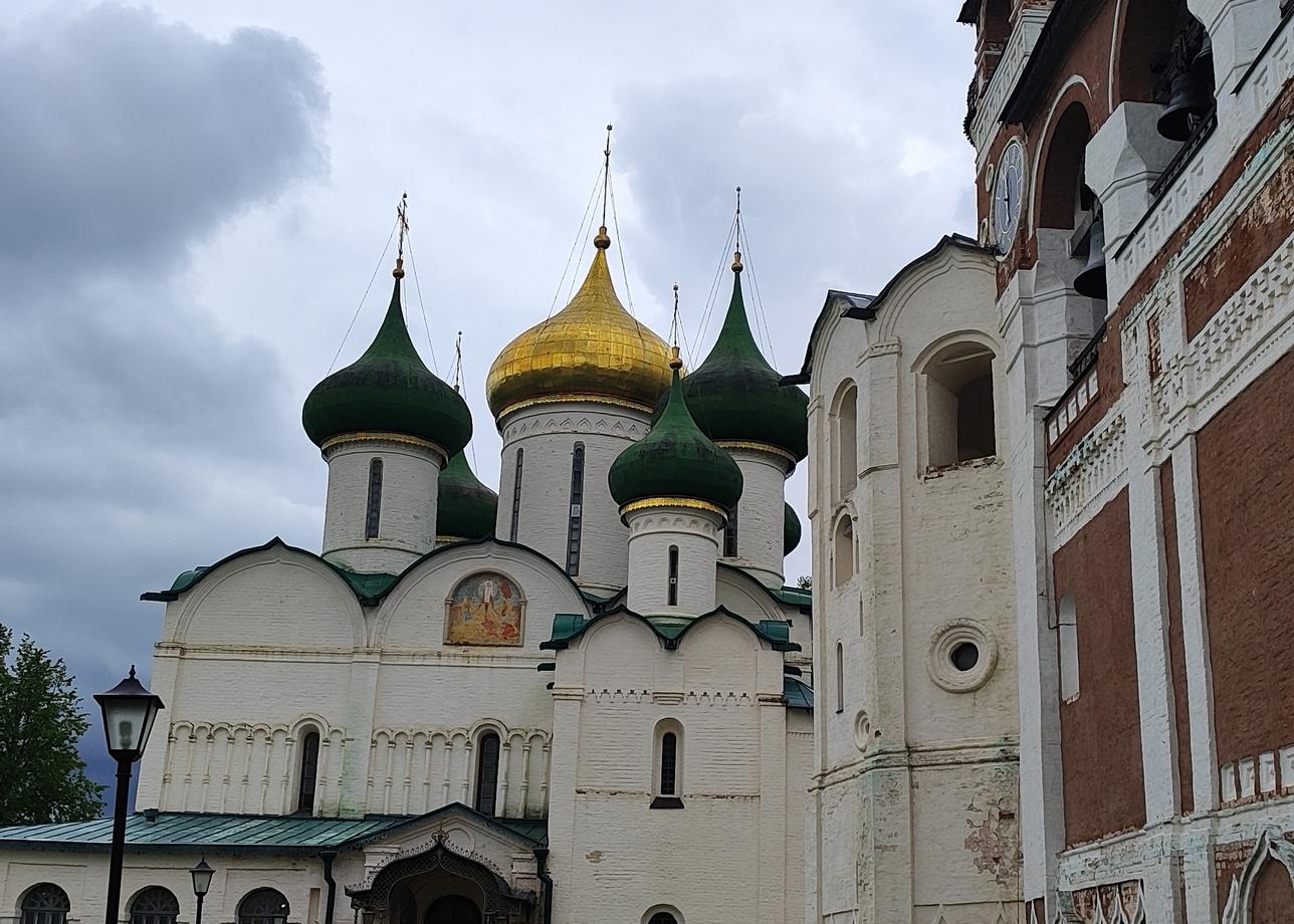 Ездили по Золотому кольцу. Побывали в Суздале, Ярославле, Сергиевом Посаде, Владимире, Боголюбове, Александрове и Костроме. Каждая