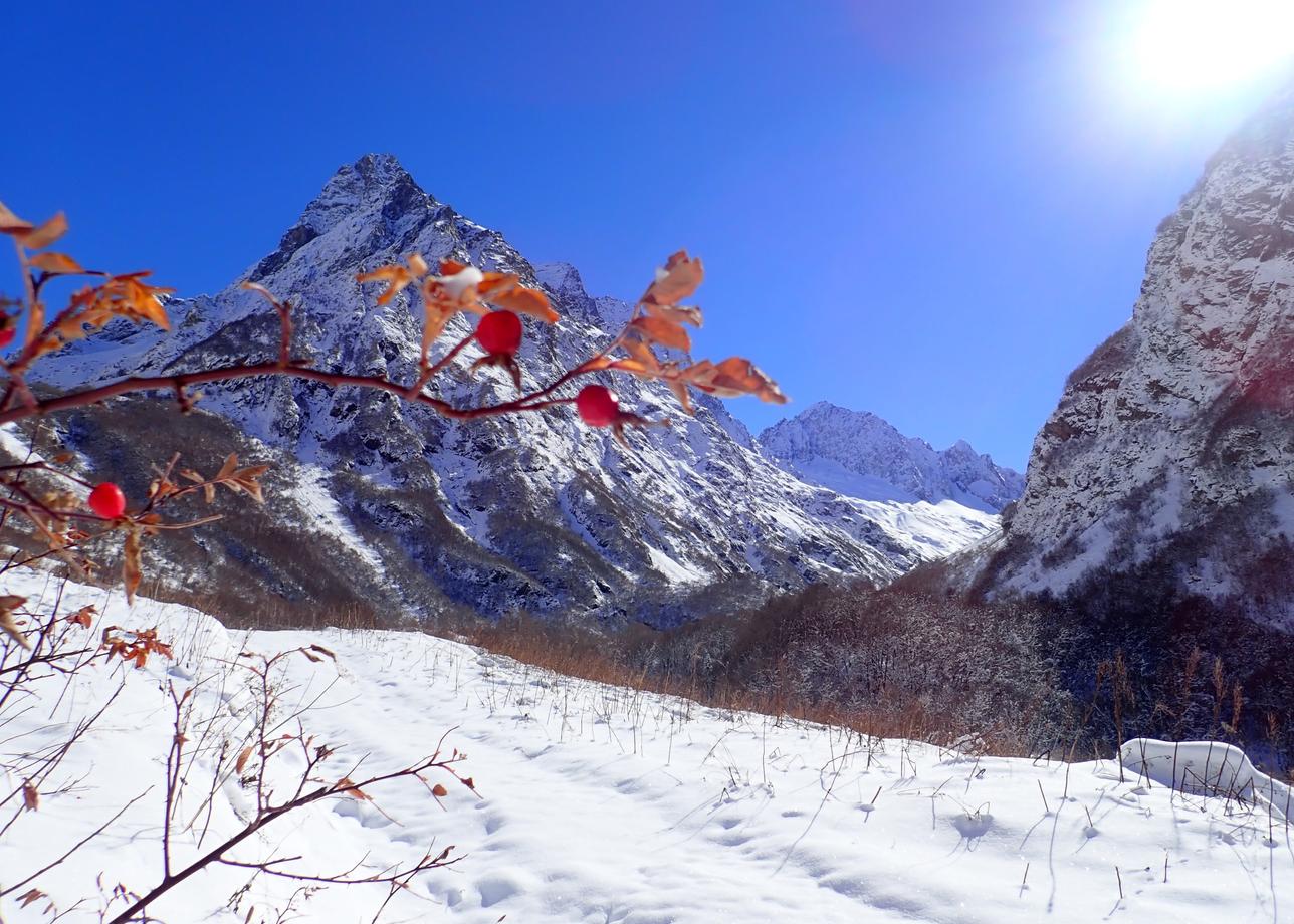 Снегоступинг на Кавказе