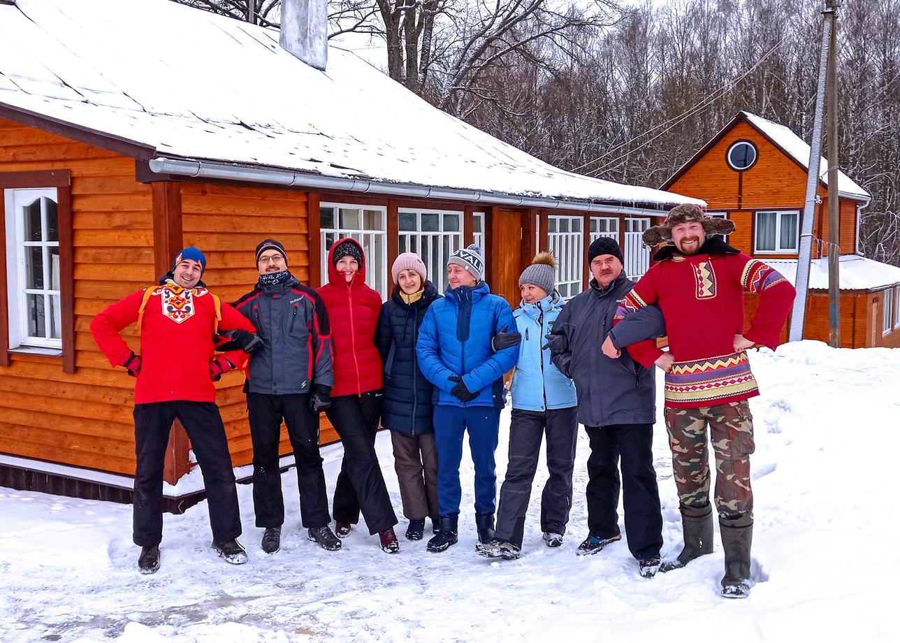 Новогодние каникулы в деревне в Орловской области