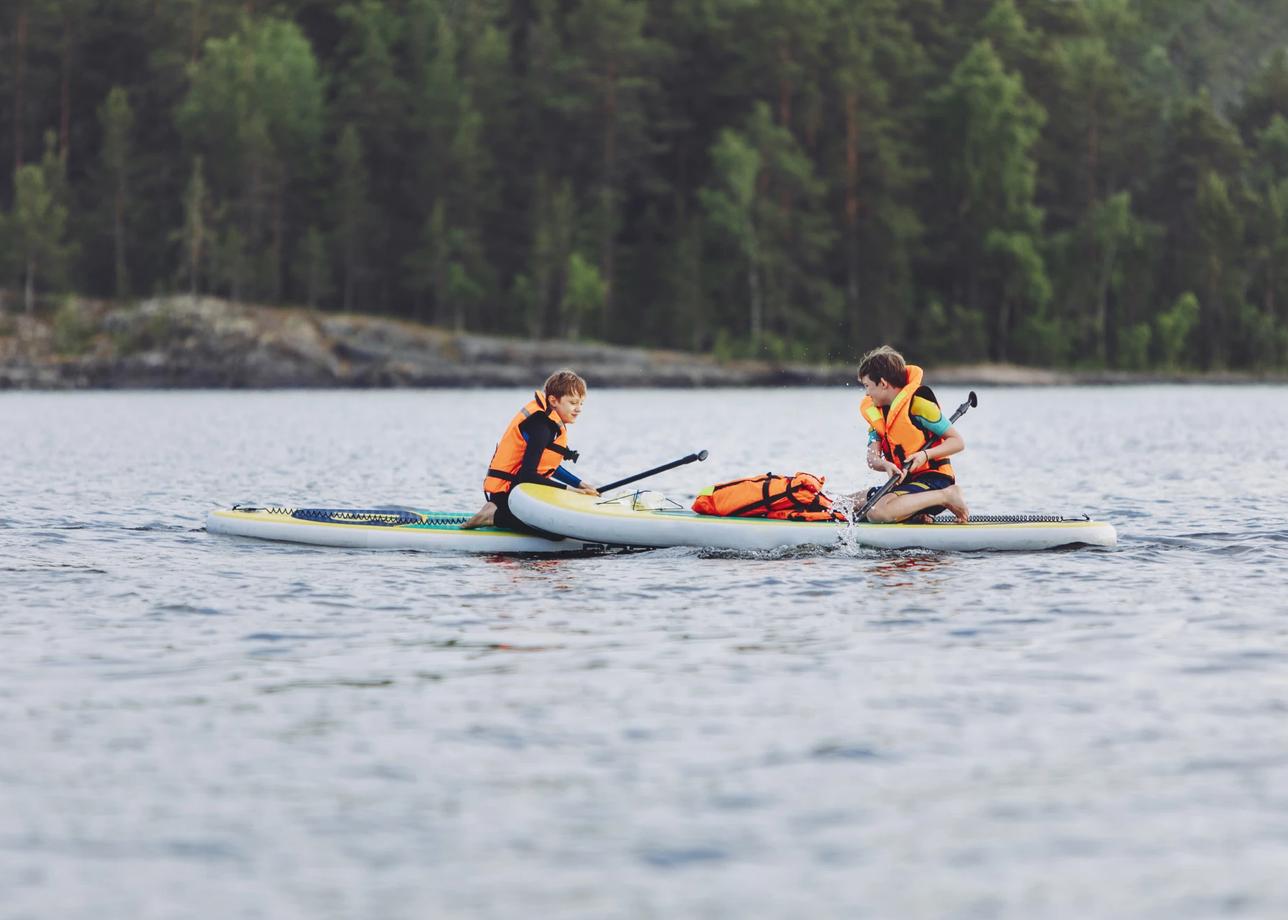 SUP-кемпинг на Койонсаари. Семейный лагерь на Ладожских шхерах