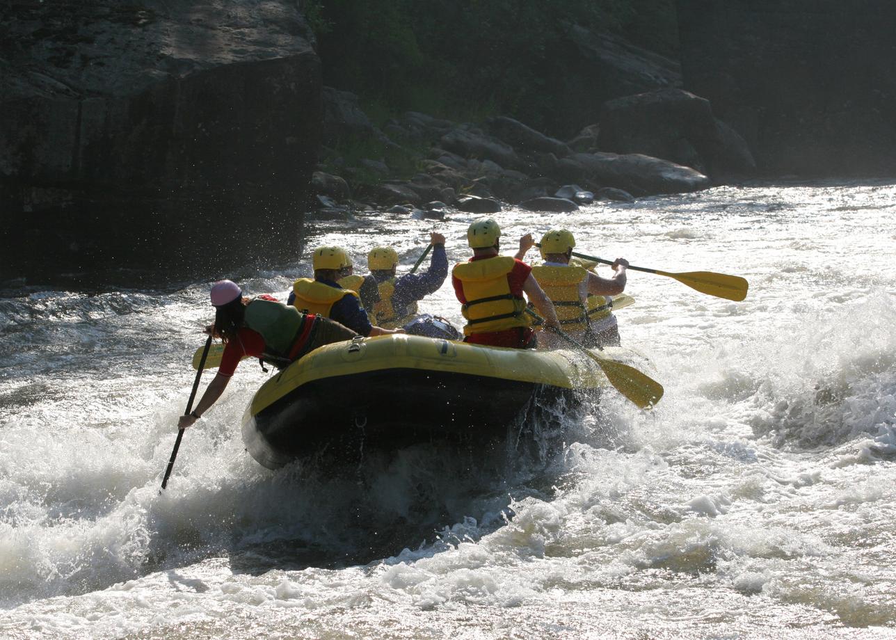 Сплав и рыбалка на реке Охта в Карелии