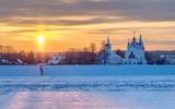 Русские новогодние забавы в городах Золотого кольца