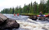 Сплав на катамаранах по реке Тумча в Мурманской области