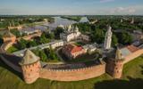 Экскурсия по Великому Новгороду, Юрьев монастырь, музей народного деревянного зодчества «Витославлицы»