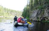 Продолжение сплава. Галечная коса - Золотые ворота Вижая - Стоянка у пещеры Таёжной