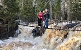 Завтрак на берегу Ладоги. Горный парк Рускеала. Красивейшие водопады