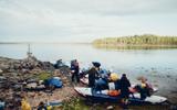 Начало сплава по реке Кереть