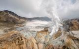 Вулкан Мутновский, водопад в каньоне Опасный