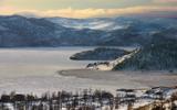 Пос. Листвянка, Шаман-камень, церковь Св. Николая Чудотворца