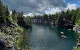 Горный парк Рускеала. Водопады Ахинкоски