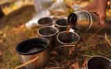 Радиальный выход в ущелье р. Курджипс, геотермальные источники