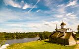 Выезд из Санкт-Петербурга. Старая Ладога. Деревня Мандроги. Прибытие в Петрозаводск