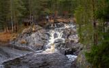 Горный парк Рускеала. Водопад Ахвенкоски