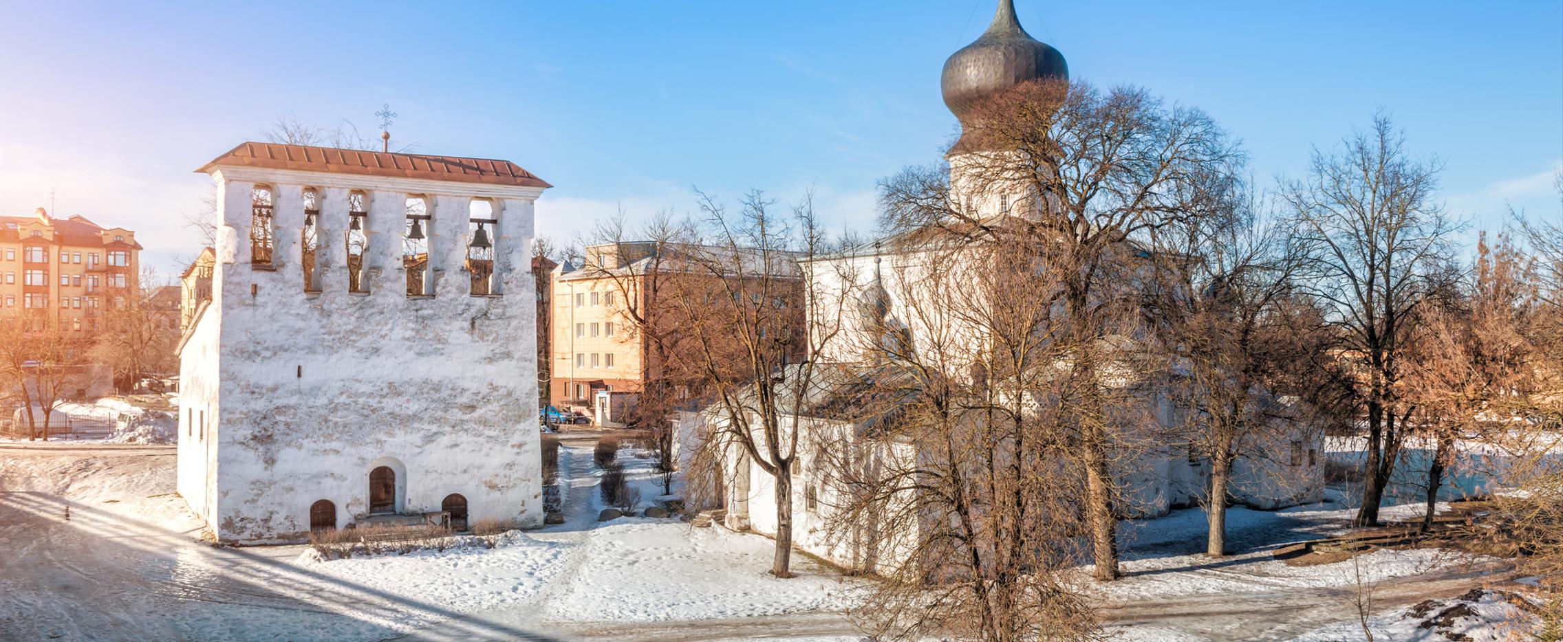 Экскурсионный тур по Псковской области с отдыхом на озере. Зима-весна