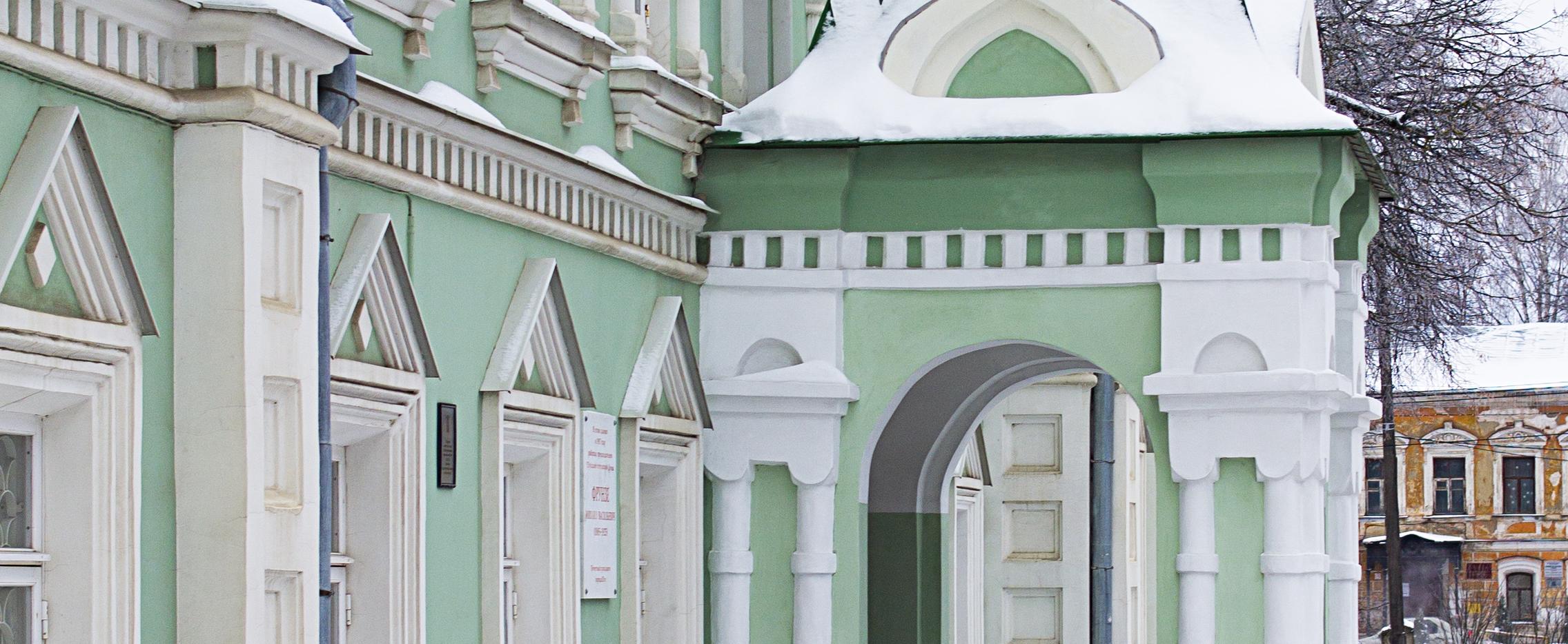 Русские усадьбы в провинциальных городах Ивановской области зимой