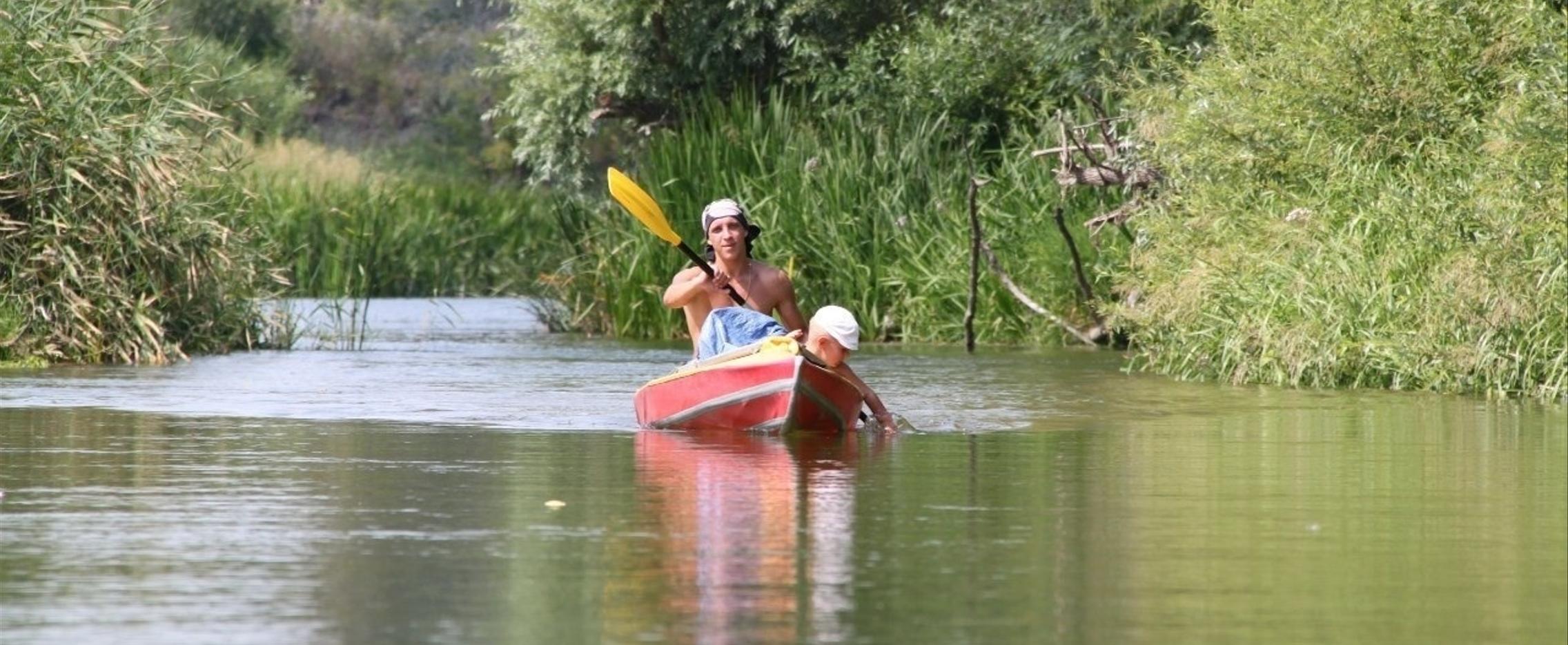 На байдарках по нижней Вороне