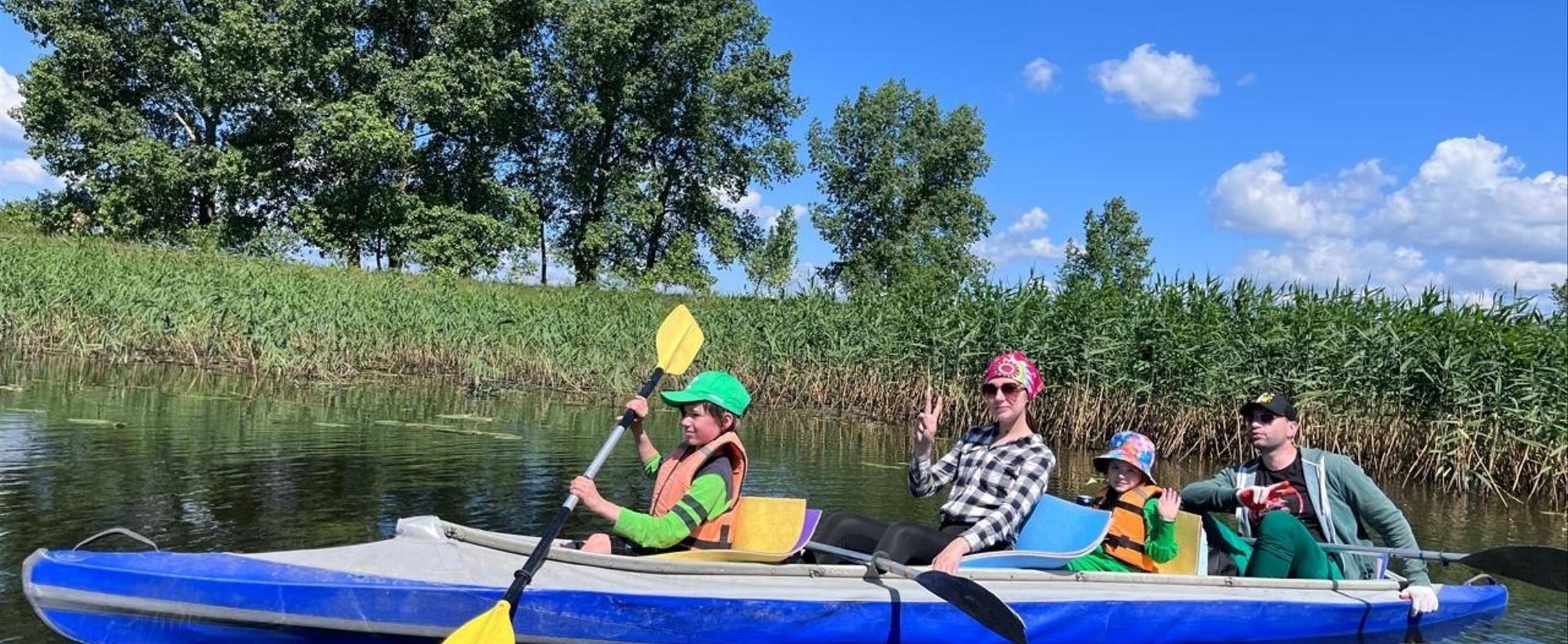 Сплав на байдарках по среднему Битюгу