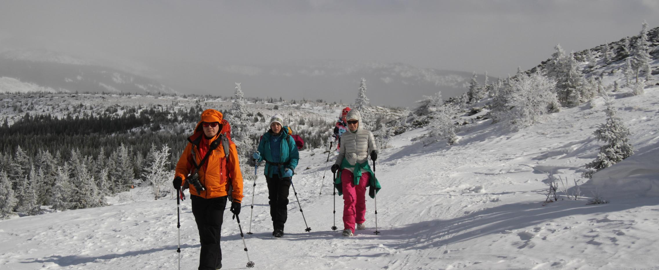 Три вершины Южного Урала. Поход на февральские праздники