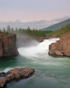 Большой Курейский водопад: как посетить самый мощный водопад в России