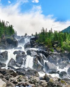 Водопад Учар