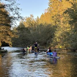 Сплав на SUP-бордах по реке Оредеж