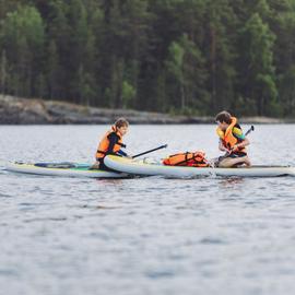 SUP-кемпинг на Койонсаари. Семейный лагерь на Ладожских шхерах