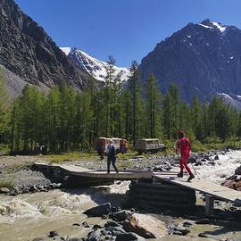 Восхождение в Актру на «Купол трех озер»