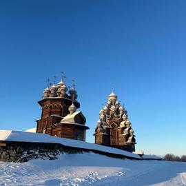 Волшебство зимних Кижей