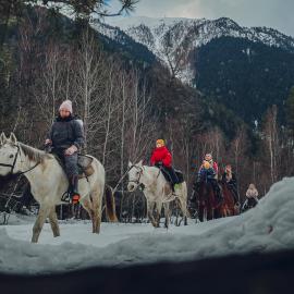 Отдых в горах: трёхдневный спокойный конный тур в Архыз
