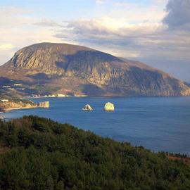 Алушта. Горы и море