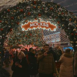 Новогодний фейерверк в Москве