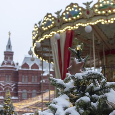 Новогодняя мозаика в Москве