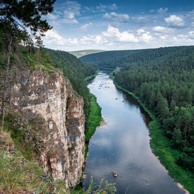 Сплав по реке Ай в Челябинской области