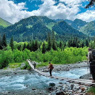 Горный лагерь в Дамхурце. Карачаево-Черкесия