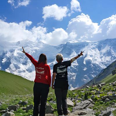 Поход с рюкзаками в Безенги. Кабардино-Балкария