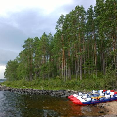 Сплав по реке Писта в Карелии