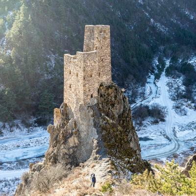 Зимняя красота гор и сила традиций Кавказа