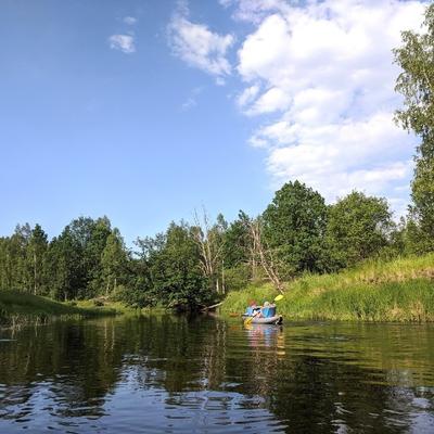 На байдарках по реке Рессета. Сплав по Калужской области