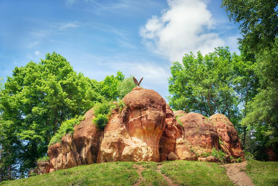 Красные камни в Кисловодске