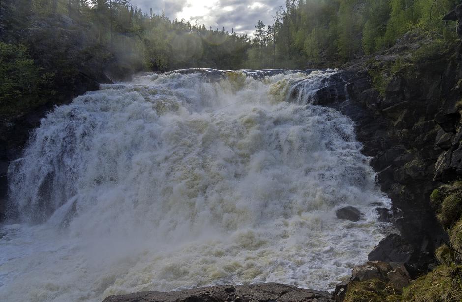 Водопад Большой Янискенгас