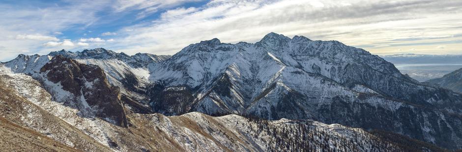 Красивая панорама гор