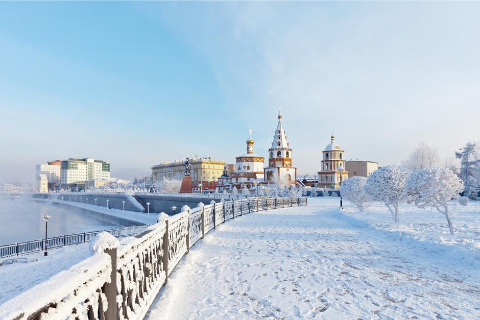 Зимний Иркутск