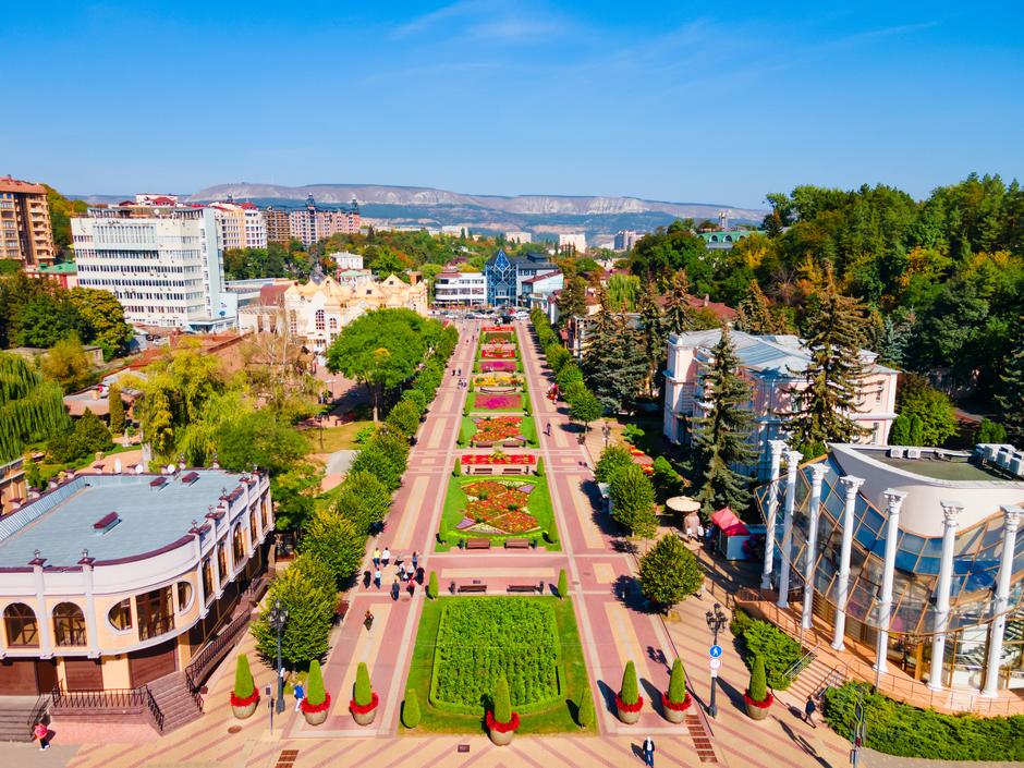 Курортный бульвар в Кисловодске
