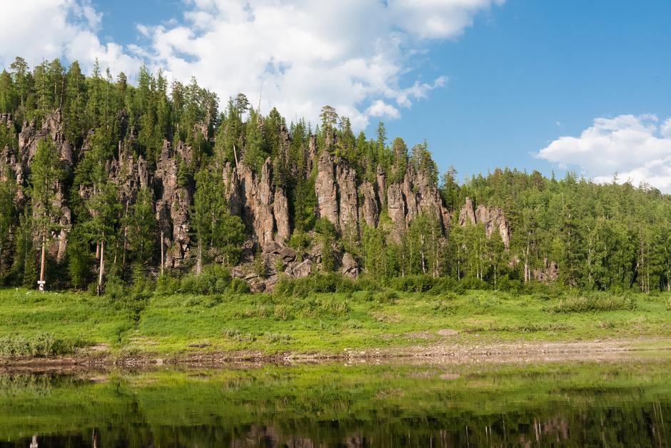 Берега Подкаменной Тунгуски