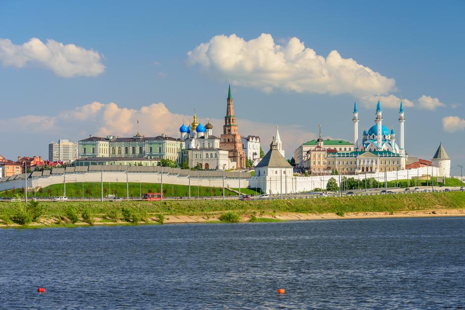 Вид на Казанский Кремль