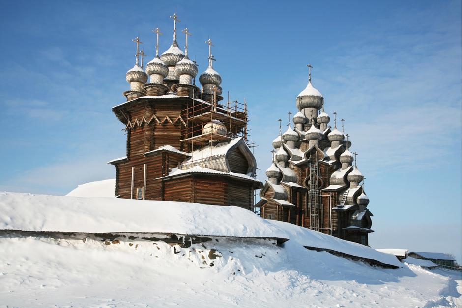 Вид на Кижи