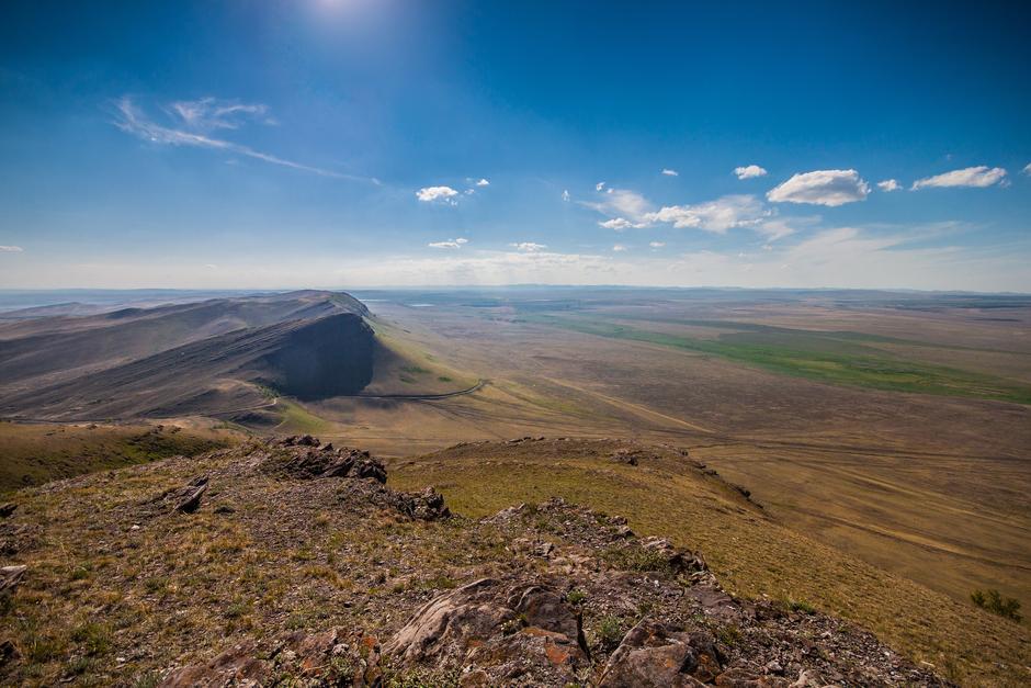 Степной пейзаж Республики Хакасия