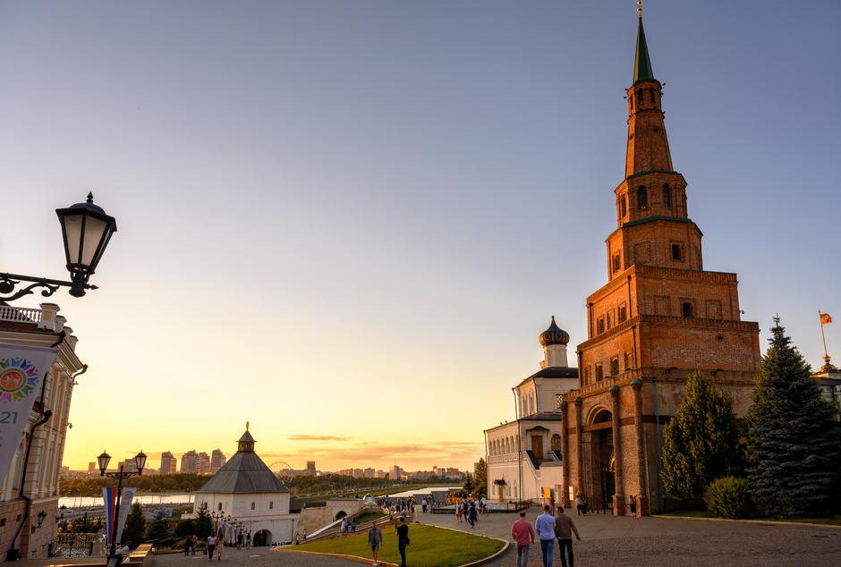 Закат в Казани